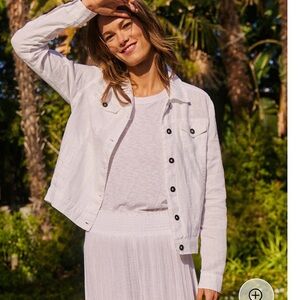 Michael Stars Lightweight Jean Linen Jacket